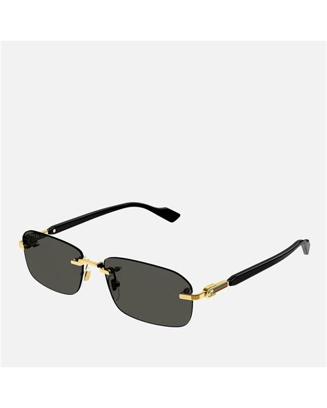 gucci thin frame sunglasses|unisex Gucci glasses.